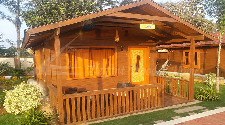 Wooden Cottages in Goa